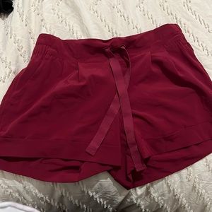 Lululemon maroon shorts